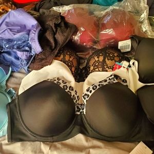 48B and 50B bras. New or worn once (selling all nine for this price)